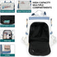 2025 Oxford Cloth Stitching Women'S Backpack Anti-Theft Back Zipper Girls Schoolbag Casual Travel Double Shoulder Backpack