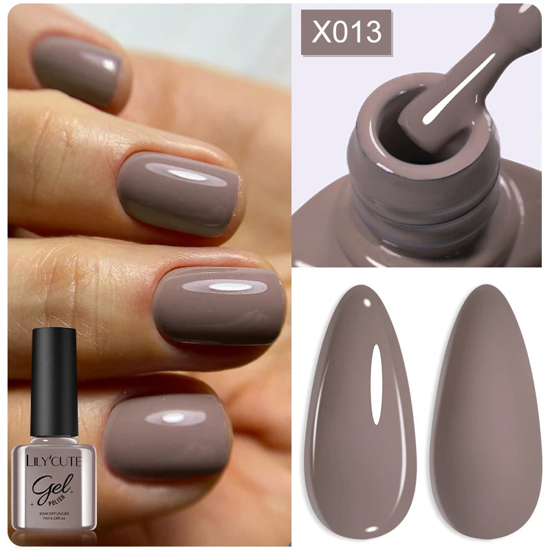 LILYCUTE 7ml Peel-Off Base Gel Nail Polish – Clear UV Gel