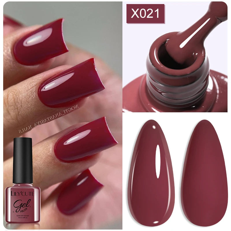 LILYCUTE 7ml Peel-Off Base Gel Nail Polish – Clear UV Gel