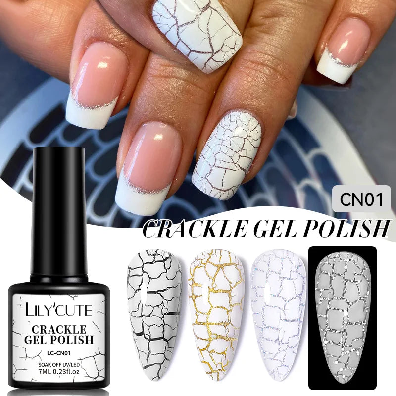 LILYCUTE 7ml Peel-Off Base Gel Nail Polish – Clear UV Gel