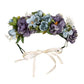 New Fashion Imitated Pearl Crowns Girls Bridal Wedding Headband Floral Flower Headband for Girls Adult Bohemian Hair accessories
