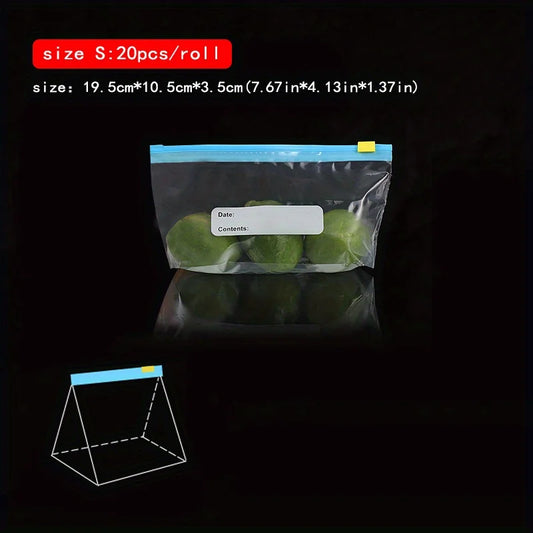 45 Pcs Airtight Food Storage Bags,Zippered Bag