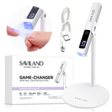 SAVILAND Rechargeable UV LED Nail Lamp – Portable Mini Gel Dryer