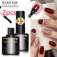 2PCS 8.5ml Base & Top Coat Gel Nail Polish Set