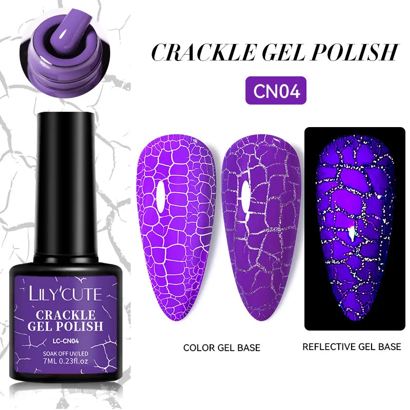 LILYCUTE 7ml Peel-Off Base Gel Nail Polish – Clear UV Gel