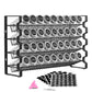 SucceBuy Spice Rack Organizer for Cabinet with 36/72 Empty Spice Jars Lids Spice Labels and Funnel Complete Seasoning Organizer
