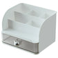 Makeup Organizer with Drawer, Cosmetic Desk Storage Box, Skincare Organizers for Dressing Table, Bathroom Counter Vanity Holder