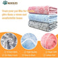3 Pack Washable Fleece Blankets for Small Dogs Cats Rabbits and Guinea Pigs 23''x16'' Soft Pet Bedding with Cute Claw Pattern I