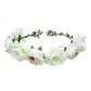 New Fashion Imitated Pearl Crowns Girls Bridal Wedding Headband Floral Flower Headband for Girls Adult Bohemian Hair accessories
