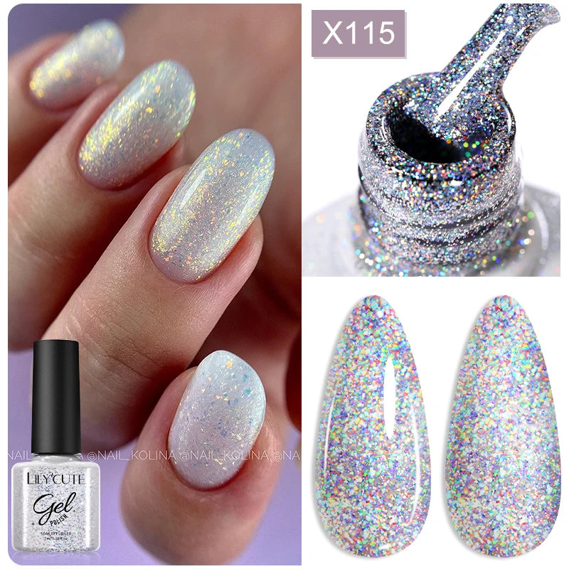 LILYCUTE 7ml Peel-Off Base Gel Nail Polish – Clear UV Gel