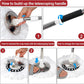 360° Spin Mop Bucket Sets with Wring System in 3 Microfiber Heads, Stainless Steel Basket 61" Extended Handle Floor Cleaning