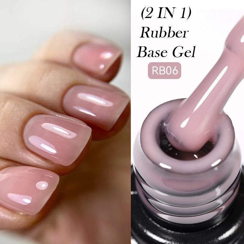 LILYCUTE 7ml Peel-Off Base Gel Nail Polish – Clear UV Gel