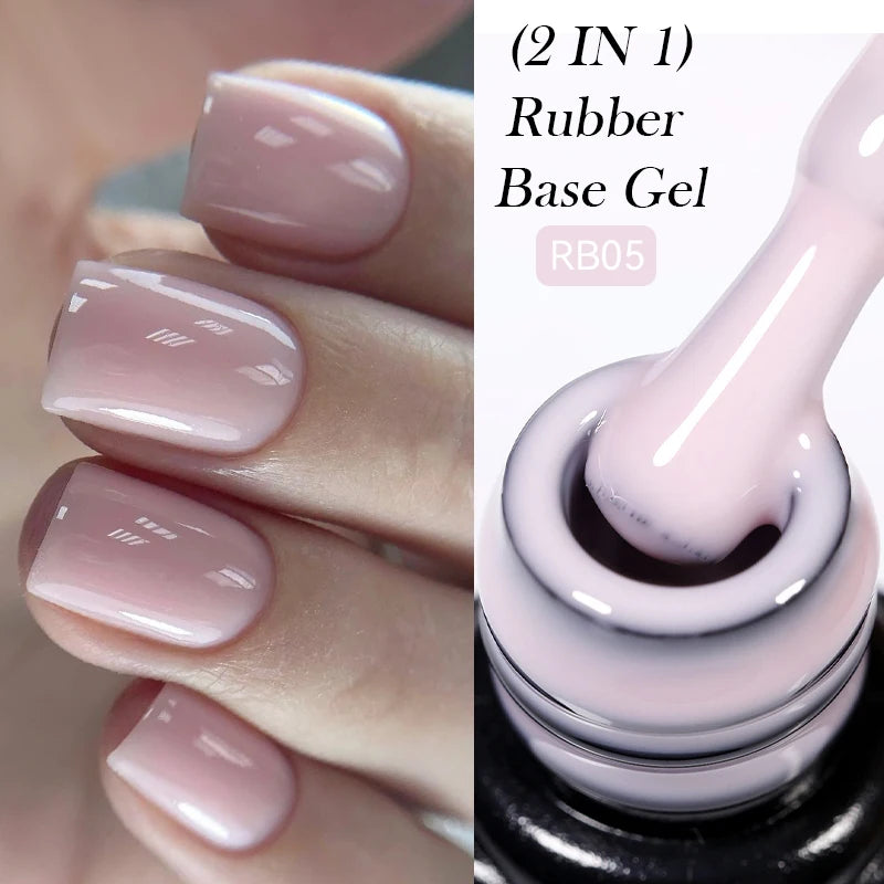 LILYCUTE 7ml Peel-Off Base Gel Nail Polish – Clear UV Gel