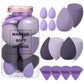 12/14-Pcs Makeup Sponge Blender Set with Storage Bottle