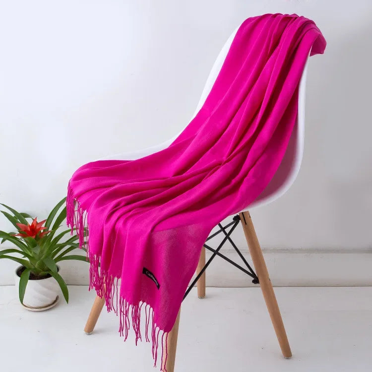 Women's Pashmina Scarf Shawls Soft Cashmere feeling z