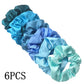 6pcs/lot Hair Scrunchies Bands Scrunchy Ties Ropes Ponytail Holder for Women or Girls Accessories Satin Headwear Solid 100 Color