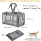 Airline Approved Pet Carrier for Cats Dogs Soft Travel Bag with Breathable Honeycomb Board,Removable Support Board for Vet