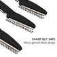 40/30/12/10 Pcs Random Color Set Multipurpose Eyebrow Razor Tools And Facial Razor With Precision Cover,Safety