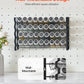 SucceBuy Spice Rack Organizer for Cabinet with 36/72 Empty Spice Jars Lids Spice Labels and Funnel Complete Seasoning Organizer