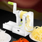Foldable Vegetable Spiralizer Spiral Slicer Vegetable Shredder with Handle Veggie Cutter for Cucumber Potato Zucchini