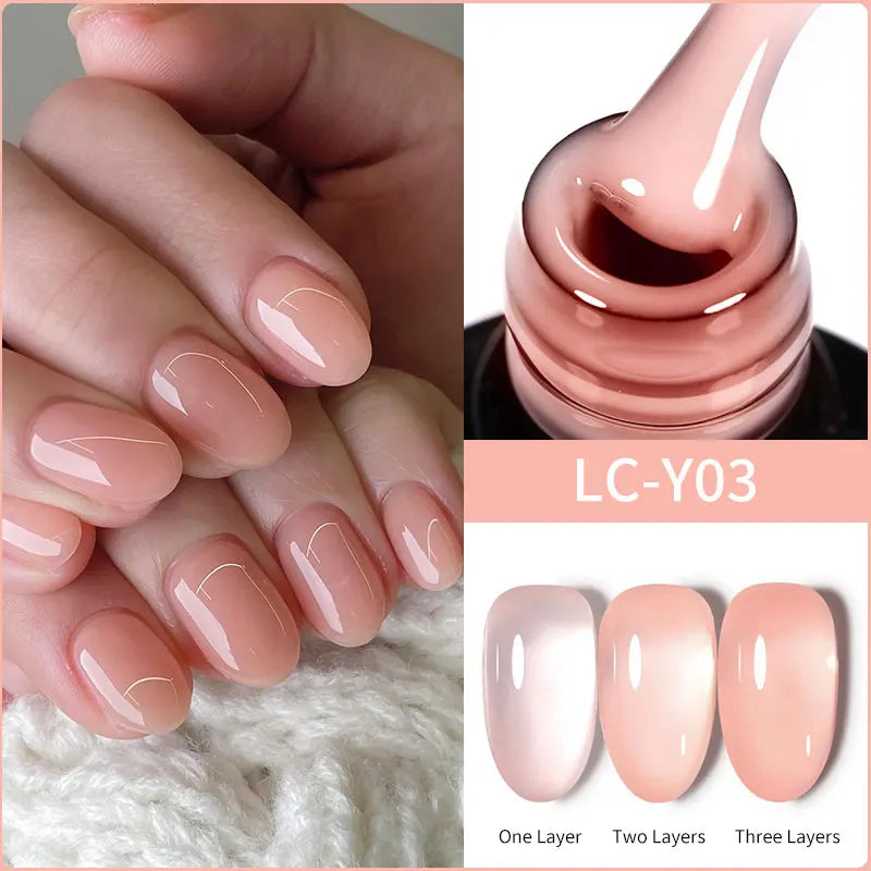 LILYCUTE 7ml Peel-Off Base Gel Nail Polish – Clear UV Gel