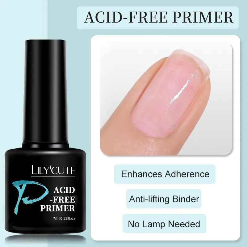 LILYCUTE 7ml Peel-Off Base Gel Nail Polish – Clear UV Gel