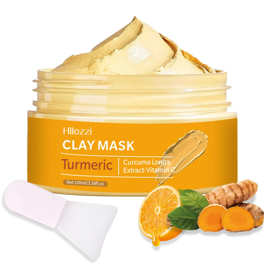 Turmeric Clay Mask – Deep Cleansing & Brightening Facial Treatment