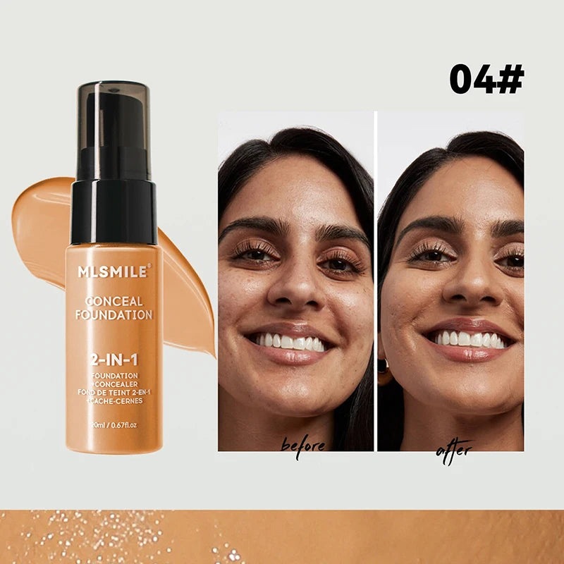 Oil-Control Matte BB Cream & Foundation – Full Coverage, Waterproof