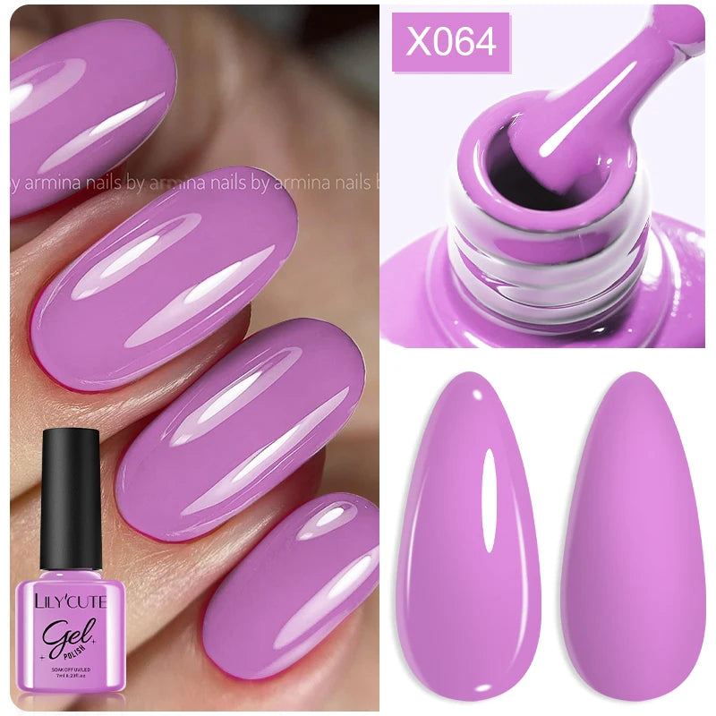 LILYCUTE 7ml Peel-Off Base Gel Nail Polish – Clear UV Gel