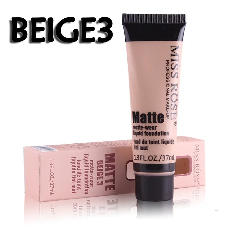 Professional Matte Liquid Foundation – Waterproof & Full-Coverage