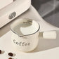 90ML Ceramics Coffee Cup With Handle Household Small Counting Cup Milk Coffe Tea Mug Espresso Cups Coffeeware Teaware
