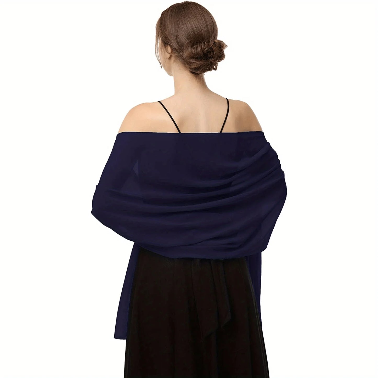 Elegant Bubble Chiffon Shawl Hijab Women Lightweight Shawl and Wrap Female Foulard Perfect for Casual Outings and Evening Events