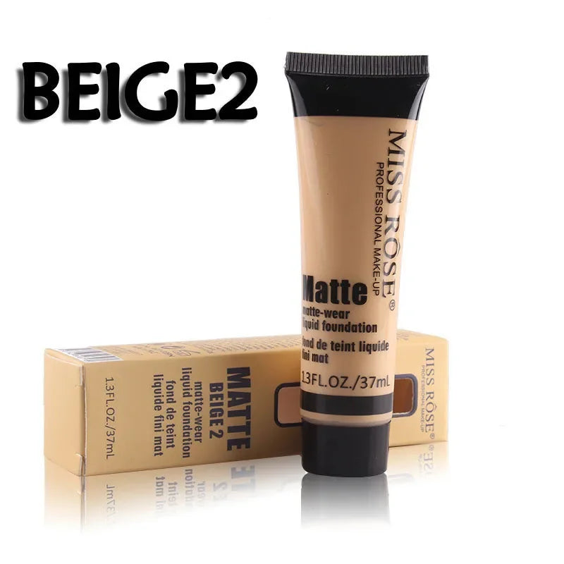 Professional Matte Liquid Foundation – Waterproof & Full-Coverage
