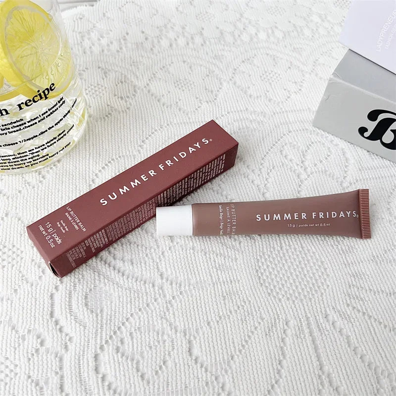 Summer Fridays Iced Coffee Lip Balm Mini Lip Gloss Set New Moisturizing Transparent Smooth Soft Tube Mirror Lipstick Lip Makeup