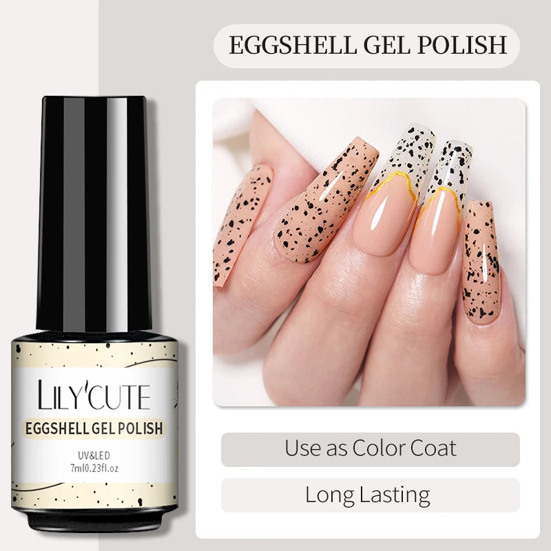 LILYCUTE 7ml Peel-Off Base Gel Nail Polish – Clear UV Gel