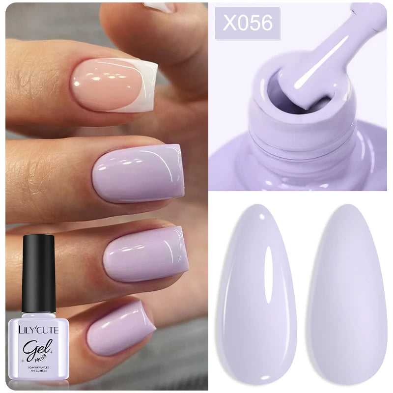 LILYCUTE 7ml Peel-Off Base Gel Nail Polish – Clear UV Gel