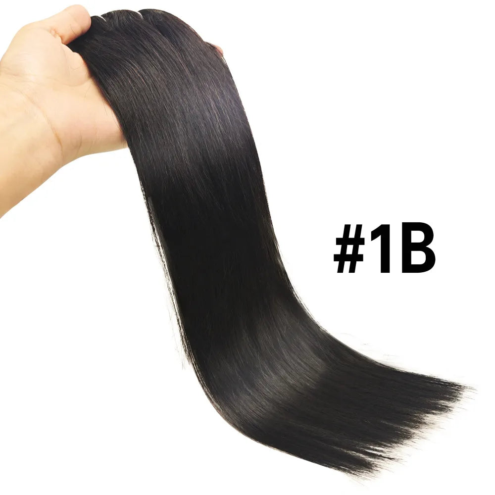 Straight Clip-in Hair Extensions – 100% Remy Human Hair (8 Pcs, 120g)