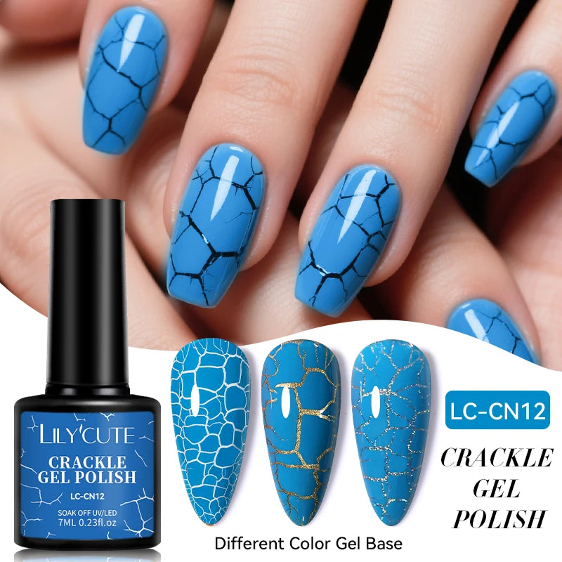 LILYCUTE 7ml Peel-Off Base Gel Nail Polish – Clear UV Gel