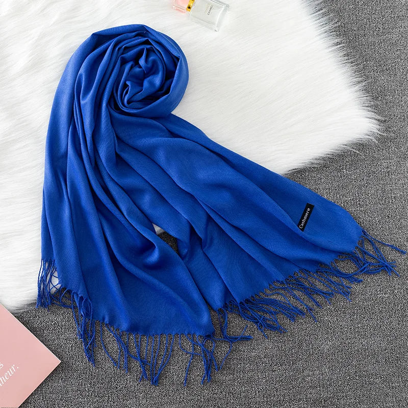 Women's Pashmina Scarf Shawls Soft Cashmere feeling z