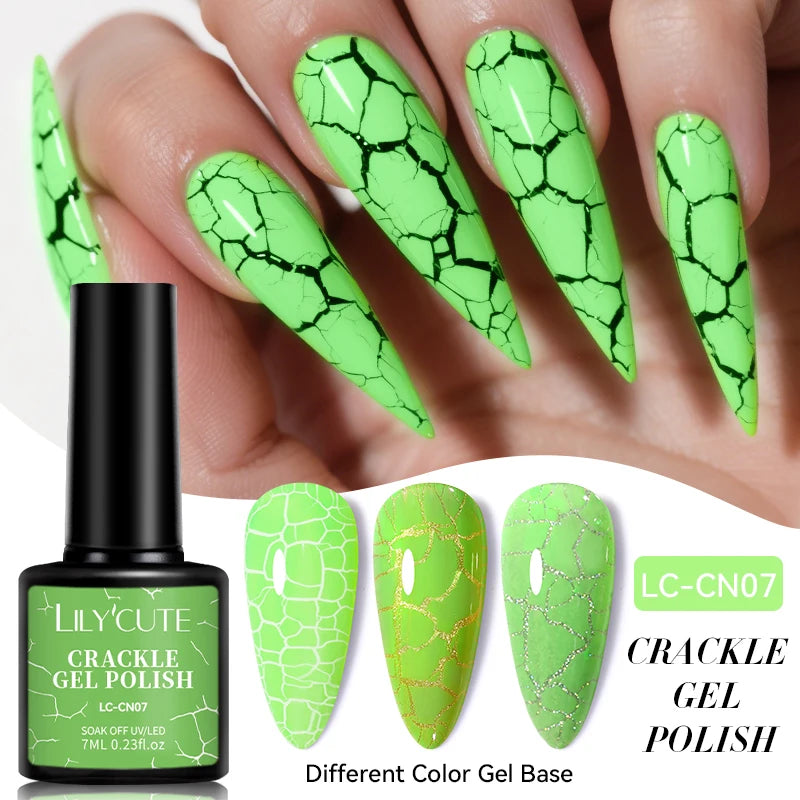 LILYCUTE 7ml Peel-Off Base Gel Nail Polish – Clear UV Gel