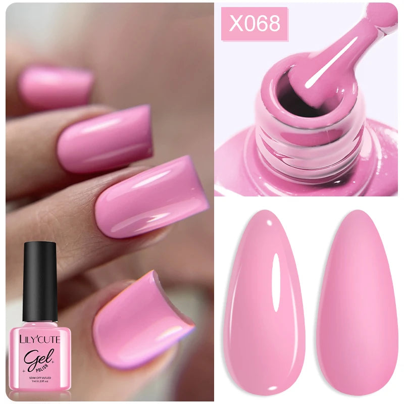 LILYCUTE 7ml Peel-Off Base Gel Nail Polish – Clear UV Gel