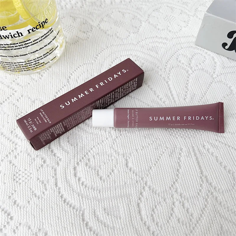 Summer Fridays Iced Coffee Lip Balm Mini Lip Gloss Set New Moisturizing Transparent Smooth Soft Tube Mirror Lipstick Lip Makeup