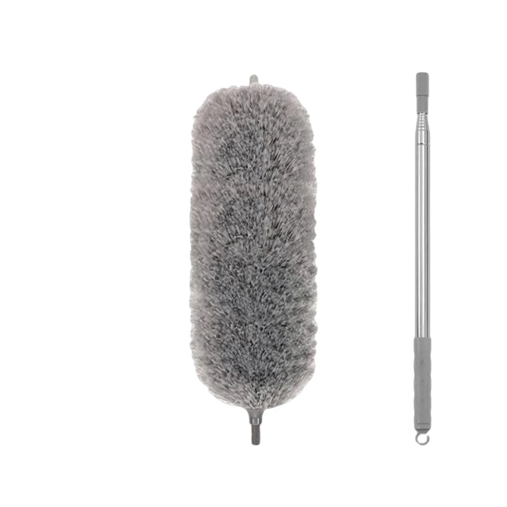 Flexible Dust Brush Multifunctional Cleaning Brush Household Tools Long Handle Lightweight for Furniture Bottom Fur Hair
