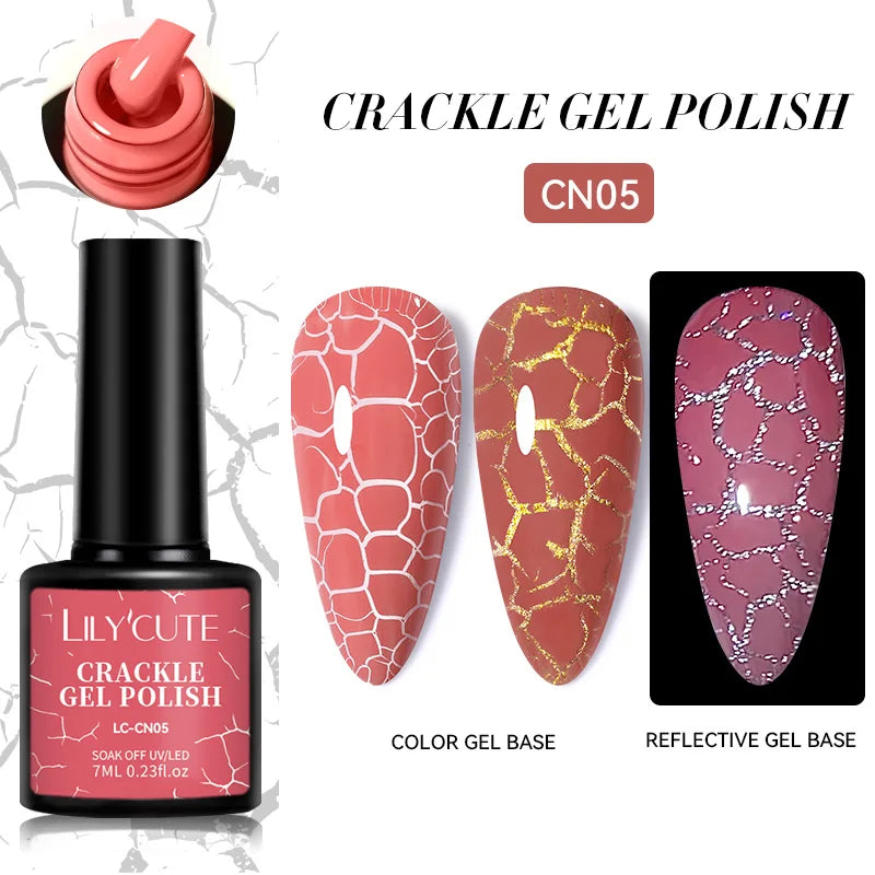 LILYCUTE 7ml Peel-Off Base Gel Nail Polish – Clear UV Gel
