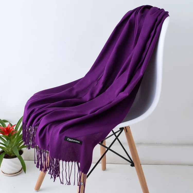 Women's Pashmina Scarf Shawls Soft Cashmere feeling z