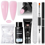 MEET ACROSS 5PCS/Set Nail Extension Gel Kit