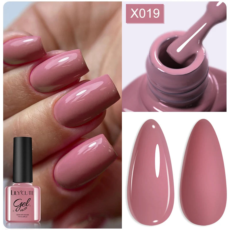 LILYCUTE 7ml Peel-Off Base Gel Nail Polish – Clear UV Gel