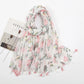 Fashion Printing Flower Tassel Shawl Cotton Viscose Scarf Women Beach Sunscreen Shawl Muslim Hijab Wrap Headscarf 180*90cm