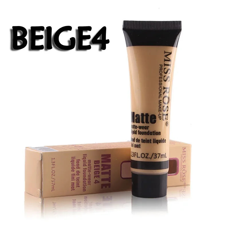 Professional Matte Liquid Foundation – Waterproof & Full-Coverage