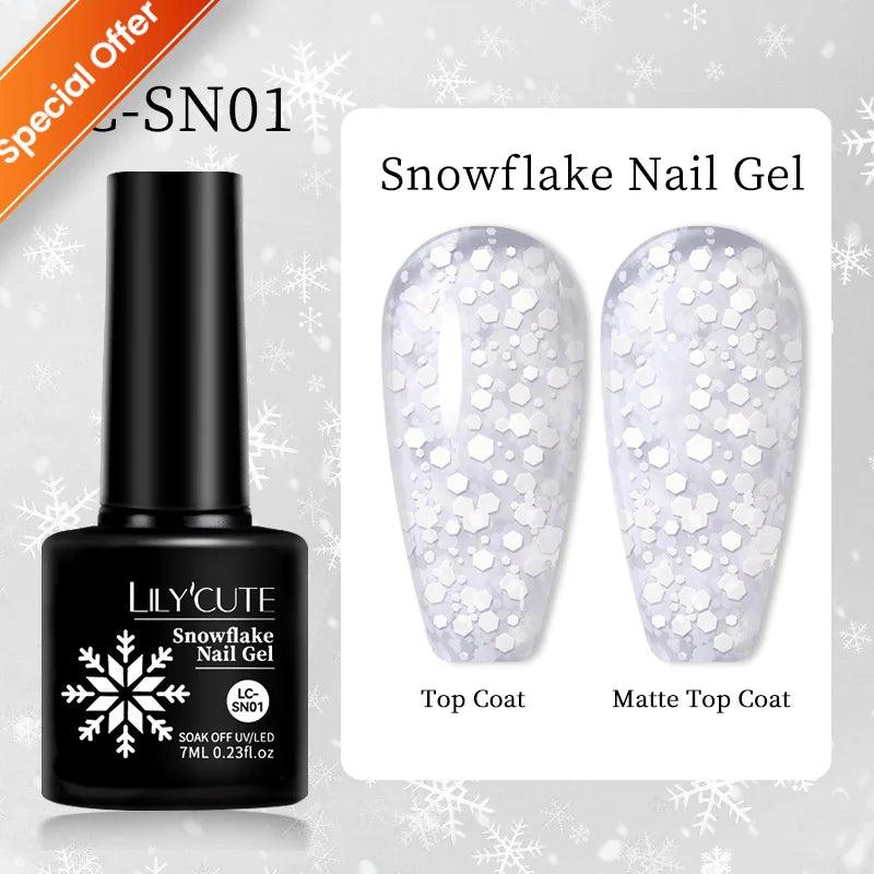 LILYCUTE 7ml Peel-Off Base Gel Nail Polish – Clear UV Gel